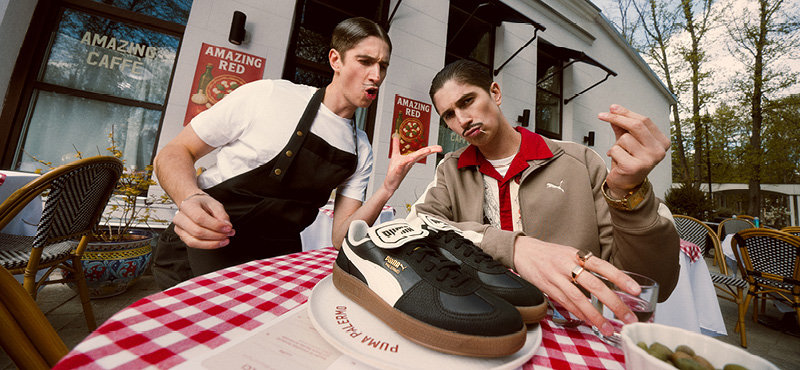 AMAZING RED: новые PUMA Palermo в съемке с Ильей Куручем