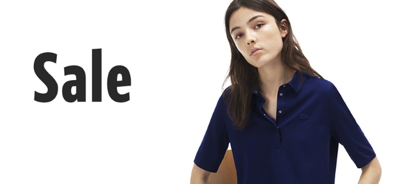 Распродажа в Lacoste